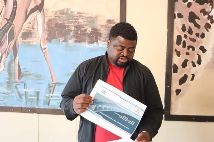 One of the participants giving an overview