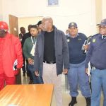 Caption; DCSSL MEC, Jackie Macie(middle) amongst members of the Portfolio Committee