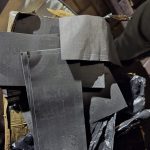 Caption; Alleged counterfeit notes used to scam unsuspecting victims