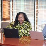 Caption;Mpumalanga DG, Maggie Skosana, during the engagements with Provincial Treasury